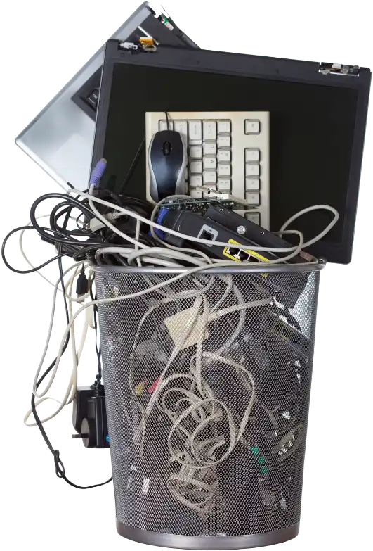 scrap metal recycling bin