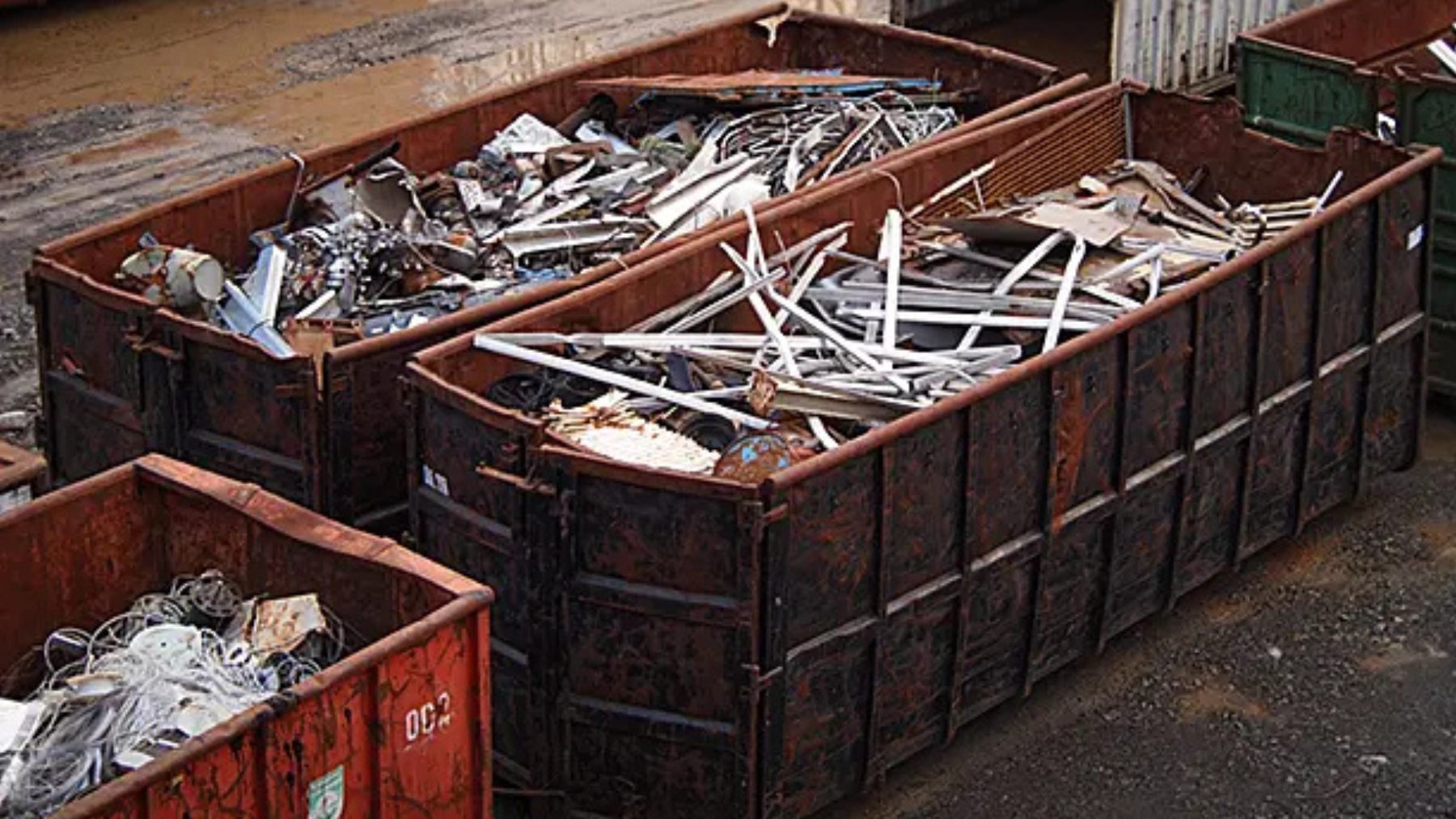 metal recycling containers