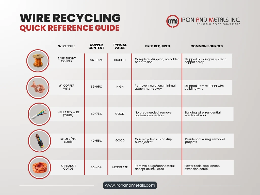 wire recycling guide